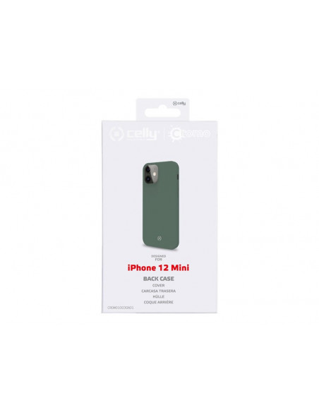 FUNDA MOVIL BACK COVER CELLY CROMO GREEN IPHONE 12 MINI