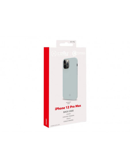 FUNDA MOVIL BACK COVER CELLY CROMO BLUE IPHONE 12 PRO MAX