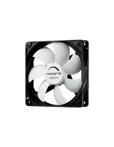 VENTILADOR 8CM 80X80X25MM TACENS AURAII 10DBA BLACK/WHITE