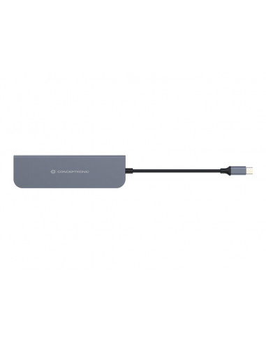 PUERTO REPLICADOR USB-C CONCEPTRONIC HDMI + 2XUSB 3.0 + USB-C + SD + MICRO SD