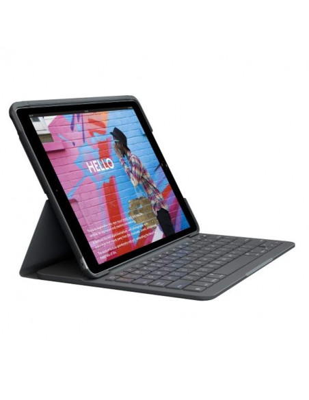FUNDA TABLET + TECLADO LOGITECH SLIM FOLIO GRAPHITE IPAD (7ª 8ª 9ª GEN)