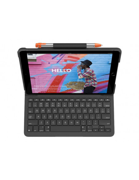 FUNDA TABLET + TECLADO LOGITECH SLIM FOLIO GRAPHITE IPAD (7ª 8ª 9ª GEN)