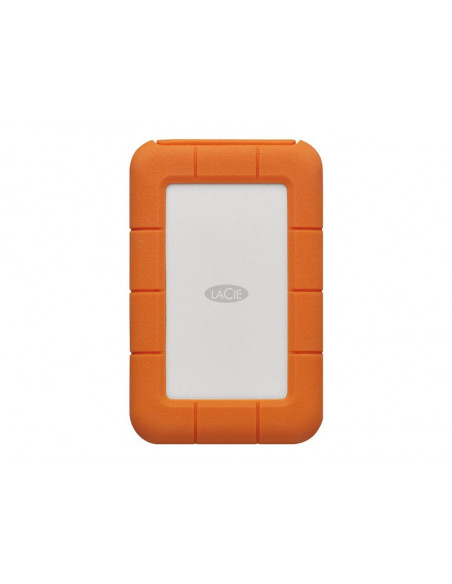 DISCO DURO USB-C 2TB LACIE RUGGED 2.5 SILVER / ORANGE