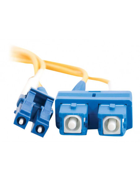 CABLE C2G FIBRA OPTICA 2 LC / 2 SC 9/125 1M YELLOW