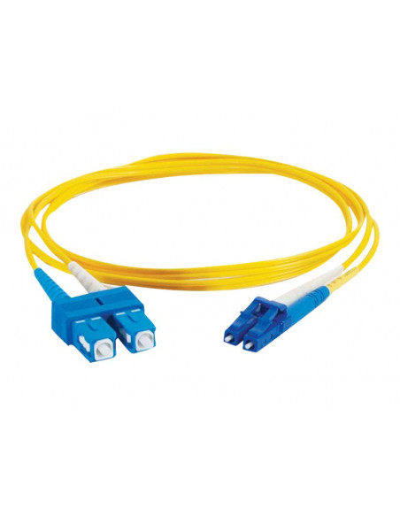 CABLE C2G FIBRA OPTICA 2 LC / 2 SC 9/125 1M YELLOW