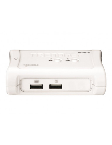 CONMUTADOR KVM TRENDNET 2X1 MON, TEC,...