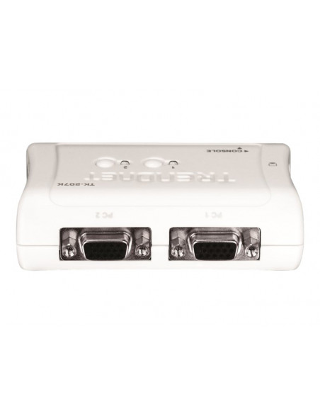 CONMUTADOR KVM TRENDNET 2X1 MON, TEC, RA USB