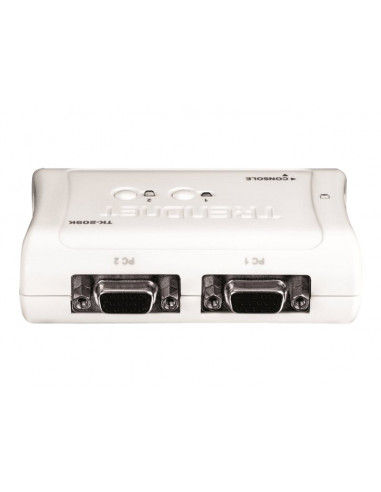 CONMUTADOR KVM TRENDNET 2X1 MON, TEC,...