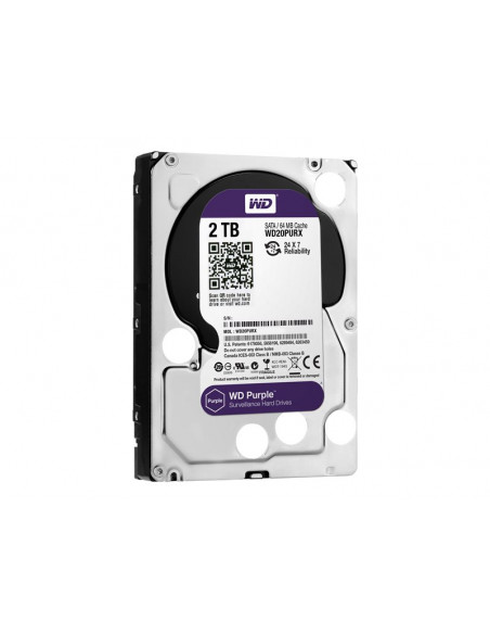 DISCO DURO 2TB SATA6 5400RPM WESTERN PURPLE SURVEILLANCE