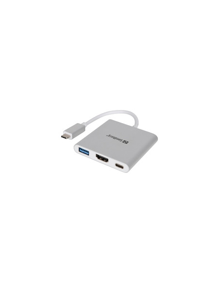 ADAPTADOR SANDBERG CONECTOR USB TIPO C A HDMI USB