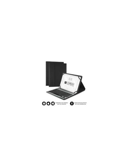 FUNDA TABLET SUBBLIM KEYTAB PRO 10.1 + TECLADO BLUETOOTH BLACK