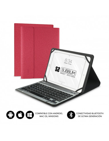 FUNDA TABLET SUBBLIM KEYTAB PRO 10.1...