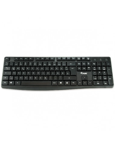 TECLADO EQUIP STANDARD USB BLACK
