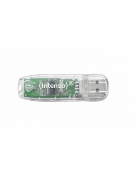 MEMORIA USB 32GB INTENSO RAINBOW LINE TRANSPARENT