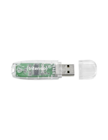 MEMORIA USB 32GB INTENSO RAINBOW LINE TRANSPARENT
