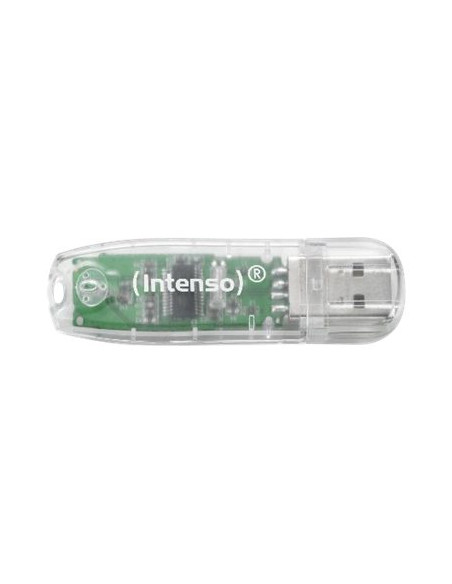 MEMORIA USB 32GB INTENSO RAINBOW LINE TRANSPARENT