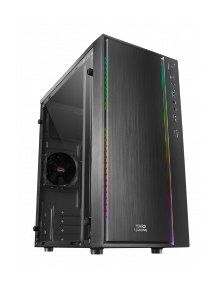 CAJA MEDIATORRE MATX MARS GAMING MCM LED RGB USB 3.0 BLACK