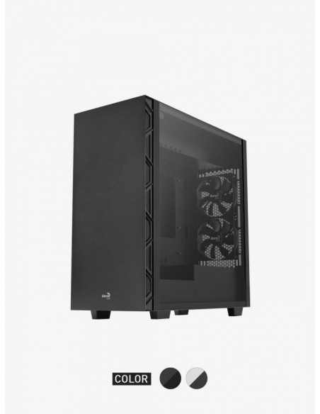 CAJA MEDIATORRE PROFESIONAL ATX AEROCOOL FLO BLACK USB 3.0 