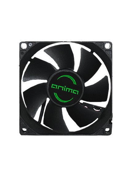 VENTILADOR 8CM 80X80X25MM TACENS ANIMA AF8 BLACK