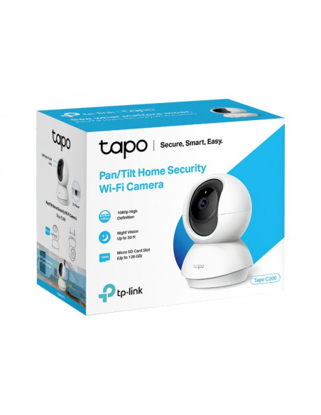 CAMARA VIGILANCIA TP-LINK TAPO C200 DOMESTICA FHD WIFI DIA/NOCHE