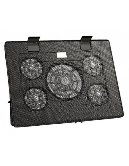 BASE REFRIGERADORA MARS GAMING 17.3 5 VENTILADORES BLACK 