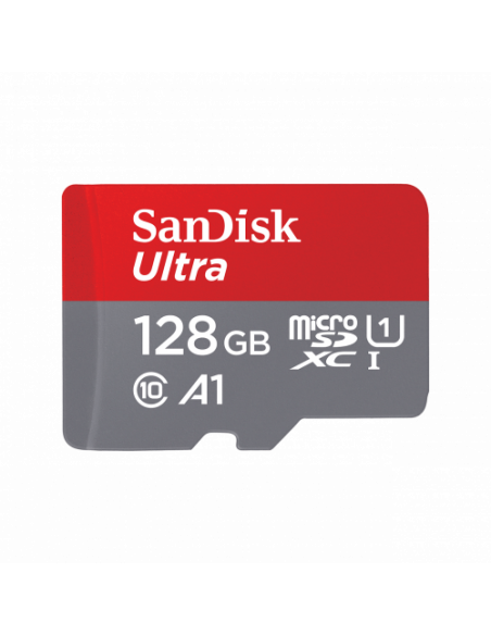 MEMORIA MICRO SD 128GB SANDISK CLASS 10 + ADAPTADOR SD