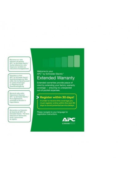 EXTENSION DE GARANTIA APC SERVICE PACK 3 AÑOS 24X7