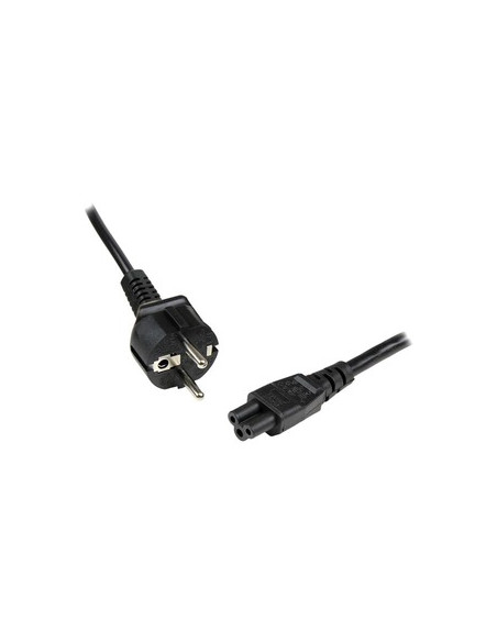 CABLE STARTECH ALIMENTACION TIPO TREBOL C5 / RED SCHUKO 1M