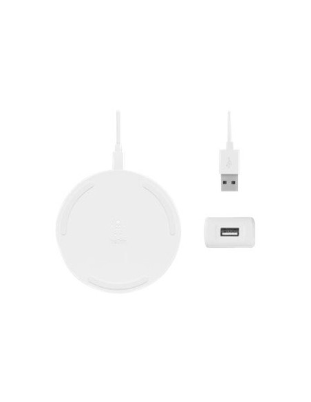 BASE DE CARGA BELKIN CHARGE QI 15W WHITE + ADAPTADOR USB 3.0 24W