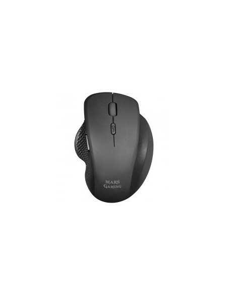 MOUSE MARS GAMING WIRELESS MMWERGO 3200DPI 6 BOTONES RGB FLOW BLACK