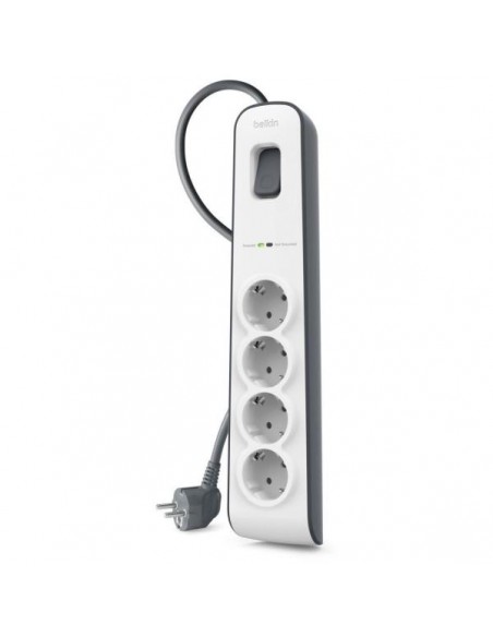 REGLETA BELKIN 4 TOMAS WHITE 2M INTERRUPTOR