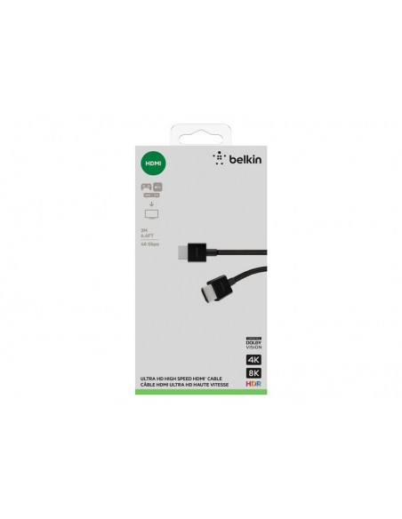 CABLE BELKIN HDMI 2.0 HDMI MACHO / HDMI MACHO 2M 4K / 8K