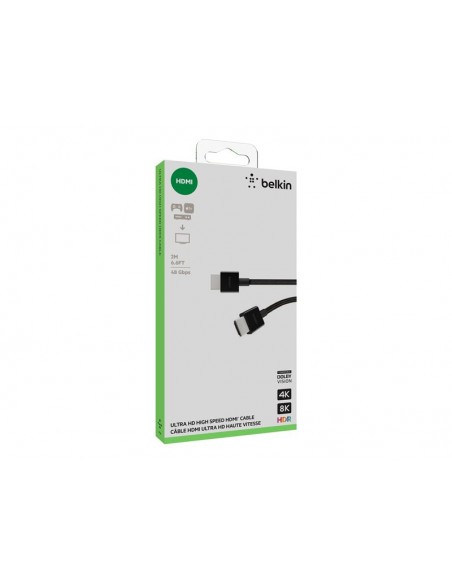 CABLE BELKIN HDMI 2.0 HDMI MACHO / HDMI MACHO 2M 4K / 8K