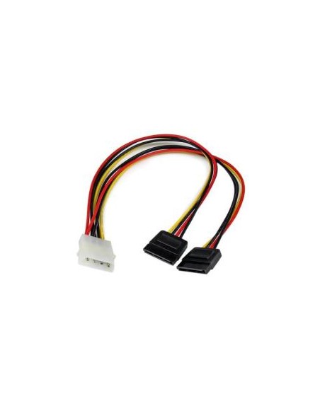 ADAPTADOR STARTECH FUENTE DE ALIMENTACION MOLEX 4P MACHO / 2X SATA