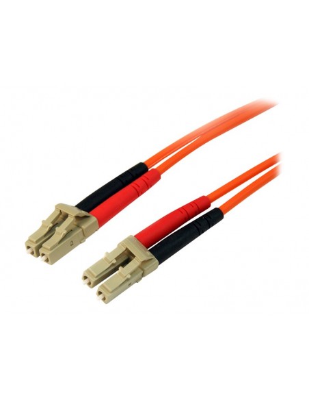 CABLE STARTECH FIBRA OPTICA LC / LC MULTIMODO DUPLEX 50/125 2M