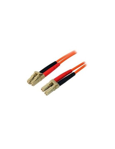 CABLE STARTECH FIBRA OPTICA LC / LC MULTIMODO DUPLEX 50/125 2M