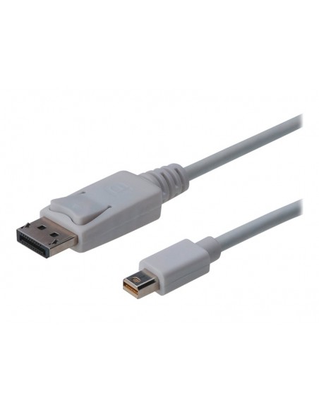 CABLE DIGITUS DISPLAYPORT MACHO / MINI DISPLAYPORT MACHO 0.2M WHITE