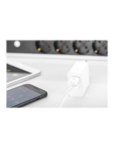 CARGADOR USB DIGITUS USB-C 3A + USB...