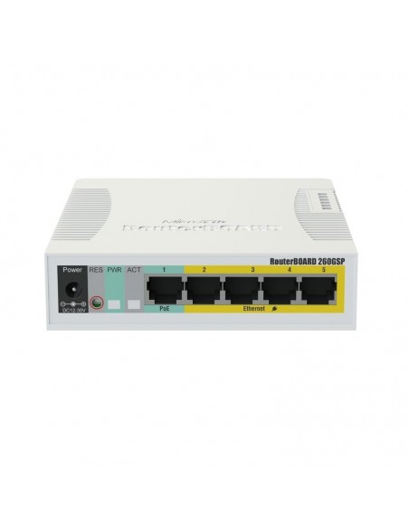 SWITCH MIKROTIK RB260GSP 10/100/1000 5 PUERTOS + 1 SFP
