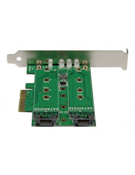CONTROLADORA PCIE STARTECH 2P M.2 SATA + 1P M.2 NVME