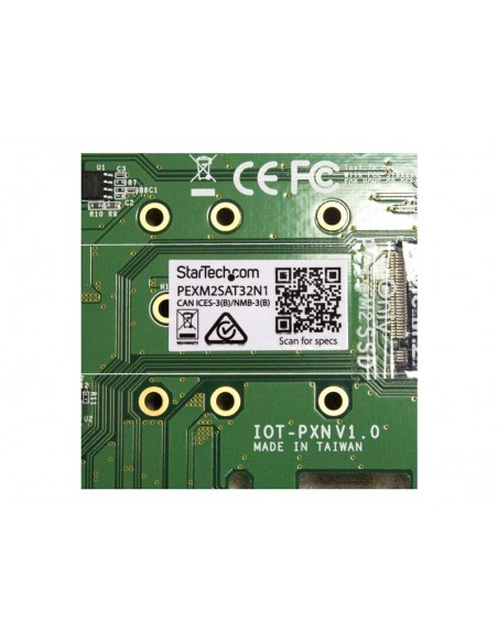 CONTROLADORA PCIE STARTECH 2P M.2 SATA + 1P M.2 NVME