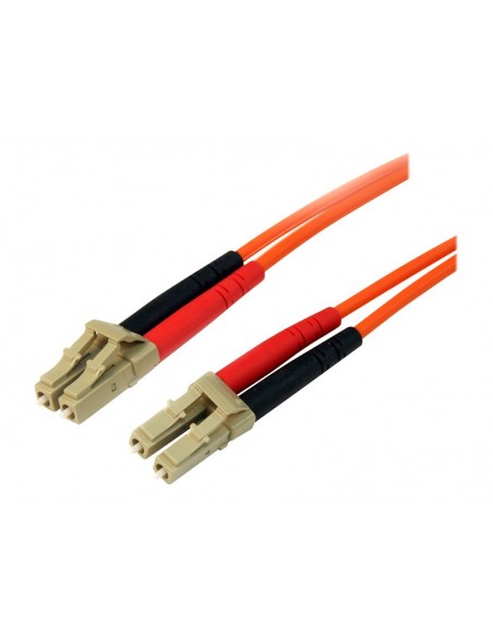 CABLE STARTECH FIBRA OPTICA LC / LC MULTIMODO DUPLEX 50/125 1M