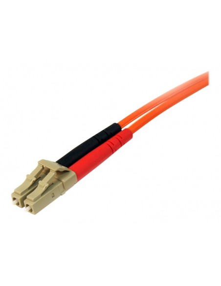 CABLE STARTECH FIBRA OPTICA LC / LC MULTIMODO DUPLEX 50/125 1M