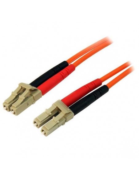 CABLE STARTECH FIBRA OPTICA LC / LC MULTIMODO DUPLEX 50/125 1M