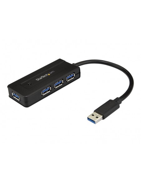 HUB STARTECH ST4300 MINI 4 PUERTOS USB 3.0 BLACK