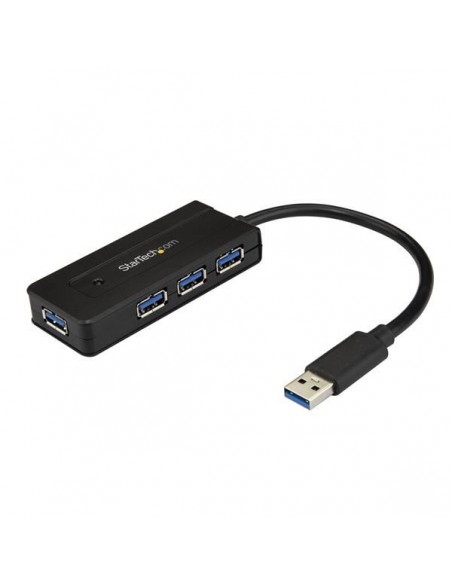 HUB STARTECH ST4300 MINI 4 PUERTOS USB 3.0 BLACK