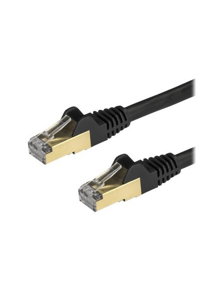 CABLE STARTECH RED RJ45 CAT 6A 1.5M BLACK