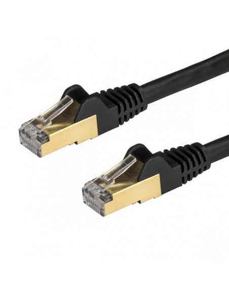 CABLE STARTECH RED RJ45 CAT 6A 1.5M BLACK