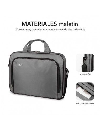 MALETIN PORTATIL SUBBLIM OXFORD 16 GREY
