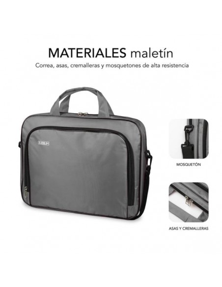 MALETIN PORTATIL SUBBLIM OXFORD 16 GREY